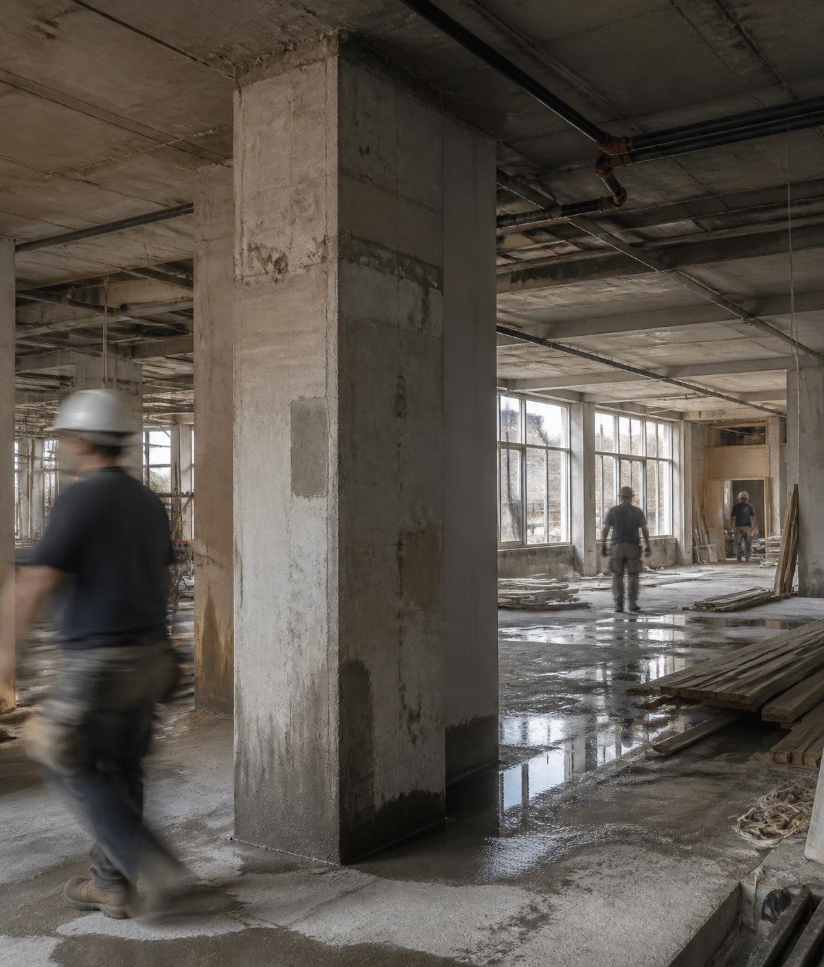 Obra em construção com materiais de qualidade no Espírito Santo
