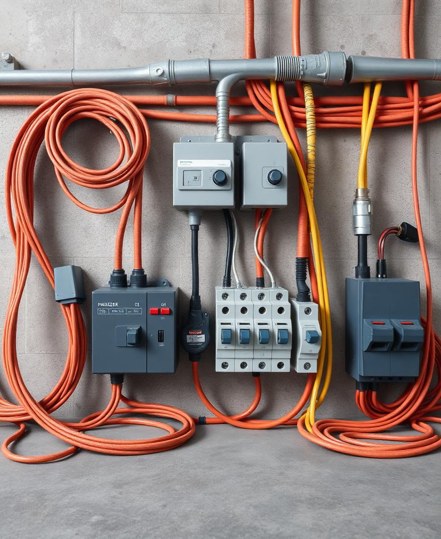 Materiais elétricos: cabos, disjuntores e caixas para construção no ES